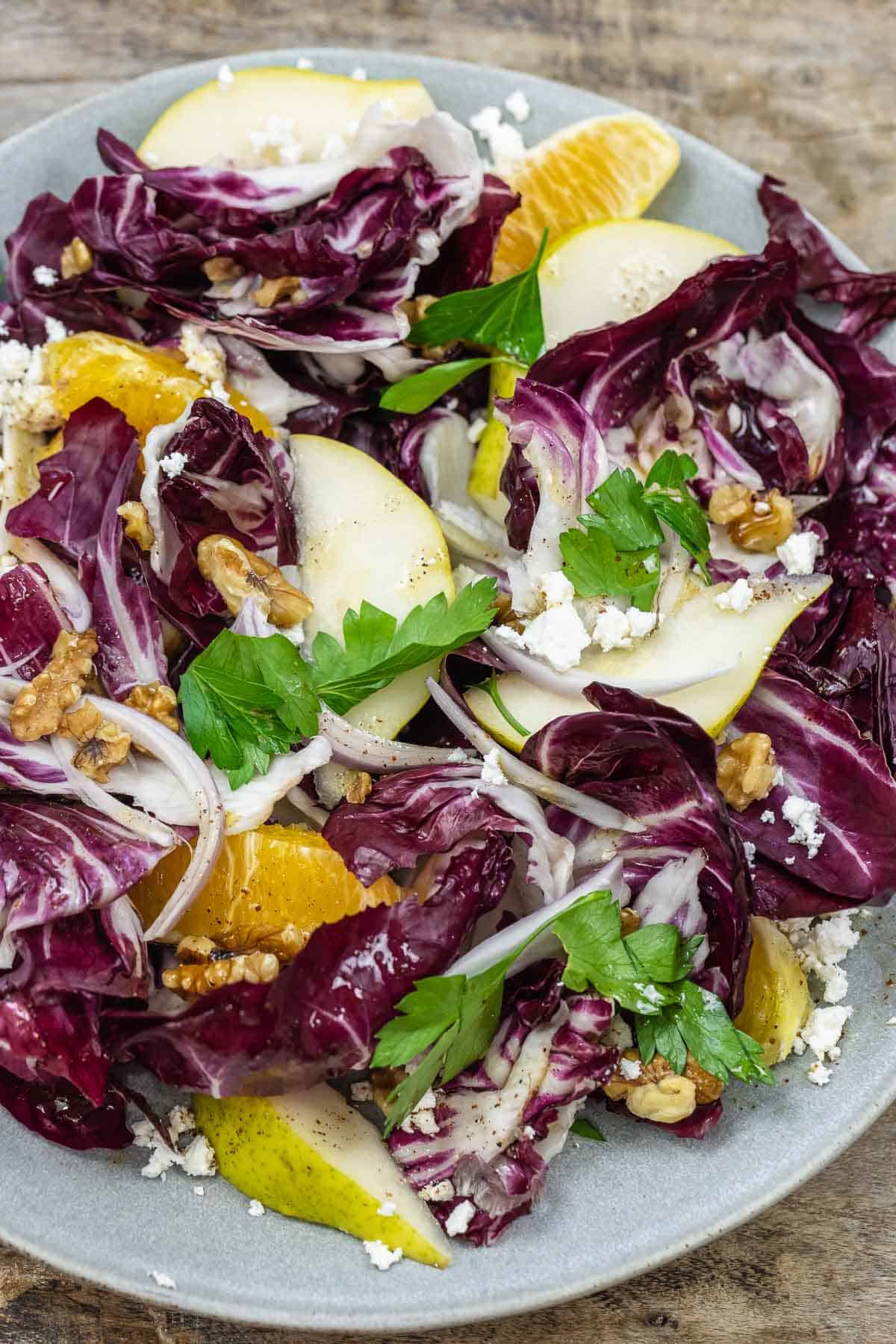 the mediterranean dish radicchio
