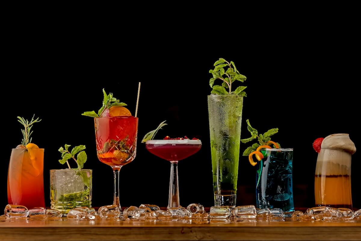 Unsplash: lineup of mocktails by Anil Sharma