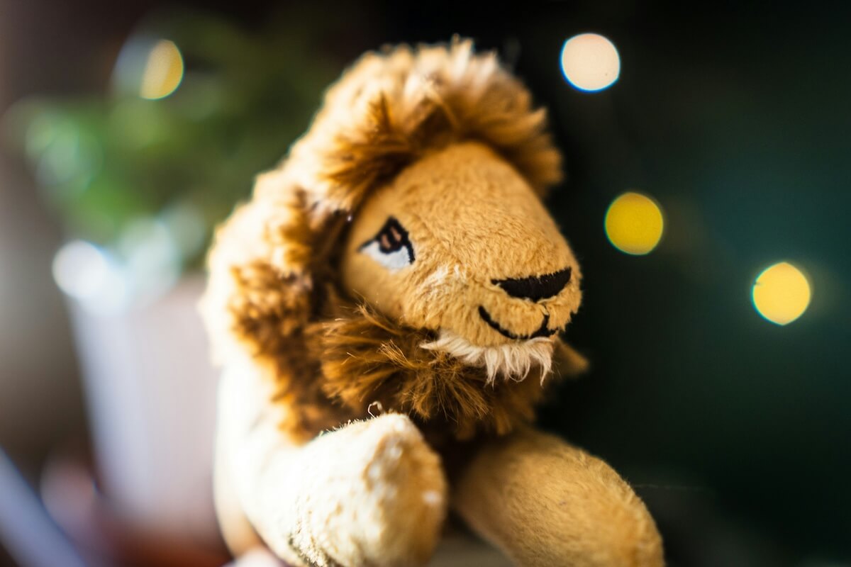 Unsplash: plush lion by Joe Milne