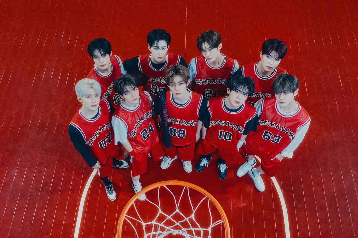 ZEROBASEONE Slam Dunk group shot promo image