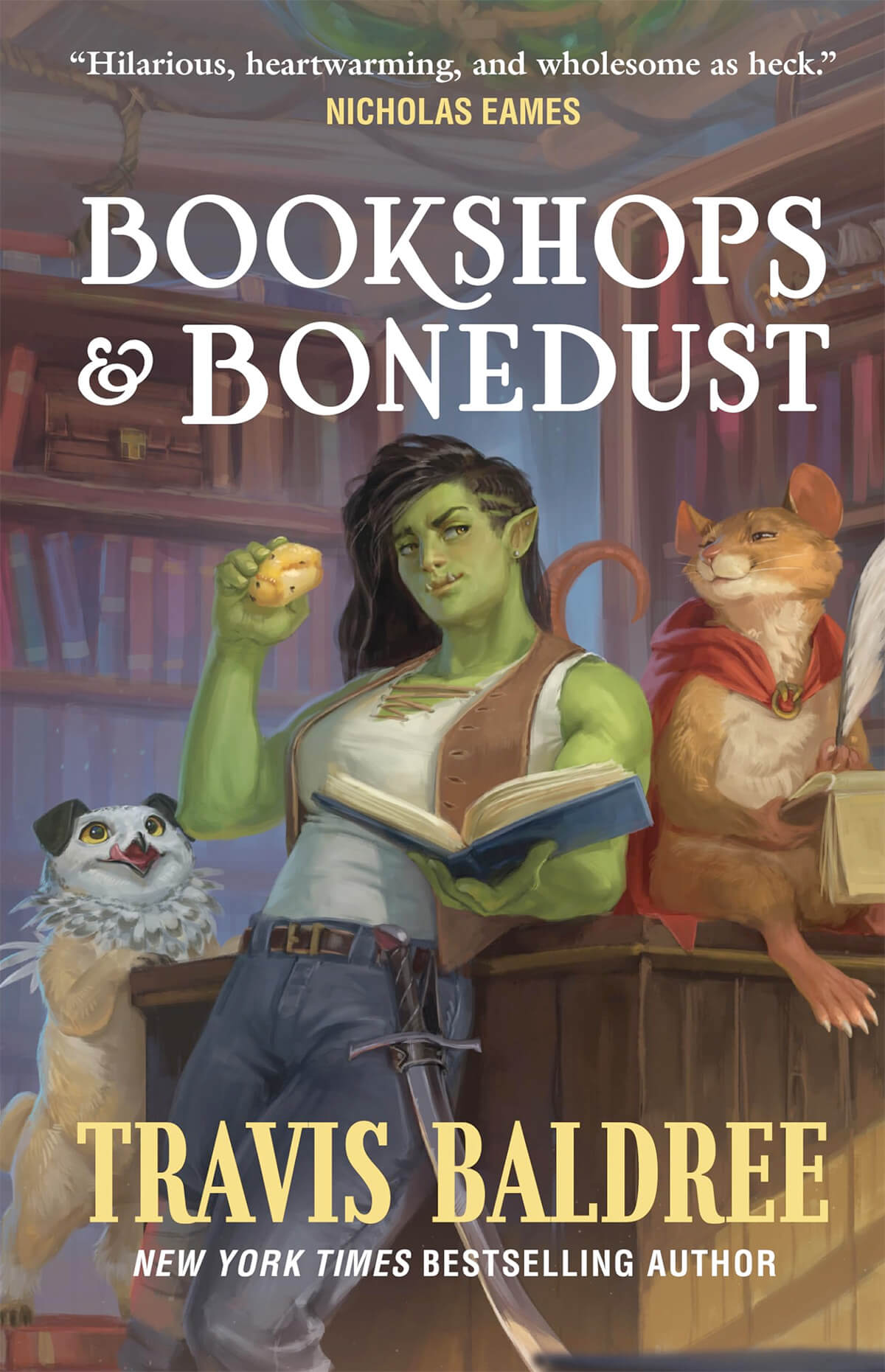 Bookshops & Bonedust by Travis Baldree book cover