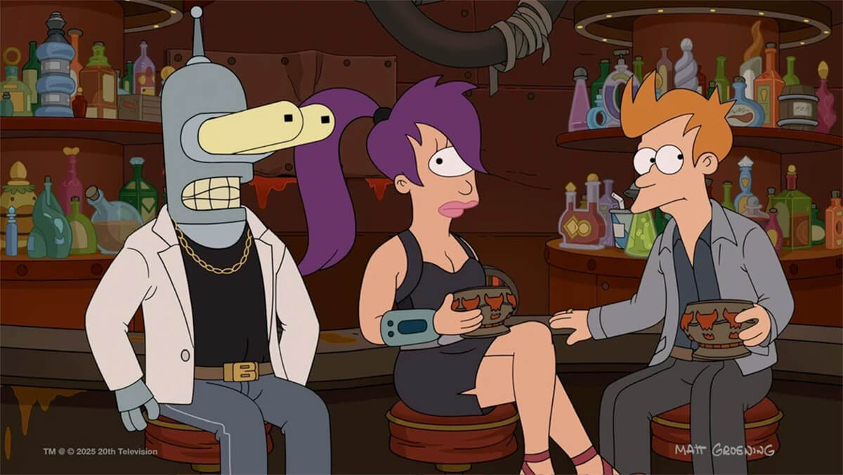Futurama Season 13 image: Bender, Leela and Fry