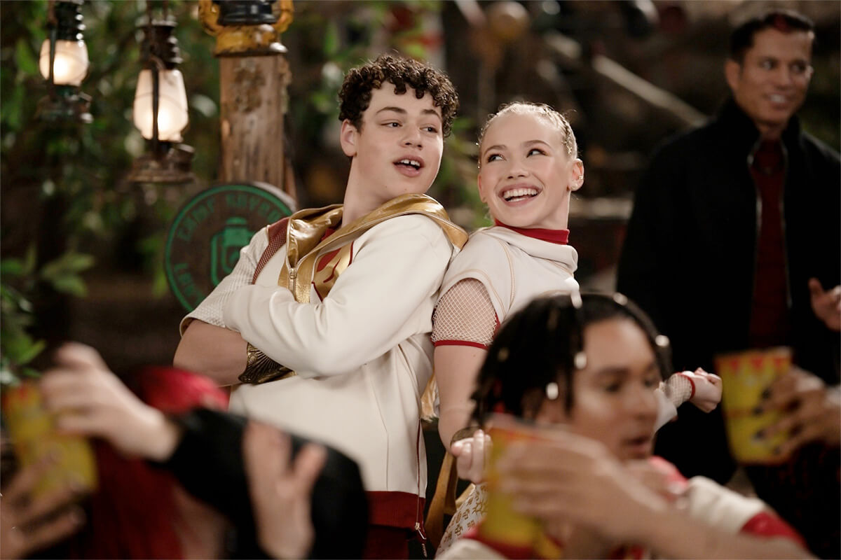 Julian Lerner as Ray the vampire in Zombies 4: Dawn of the Vampires