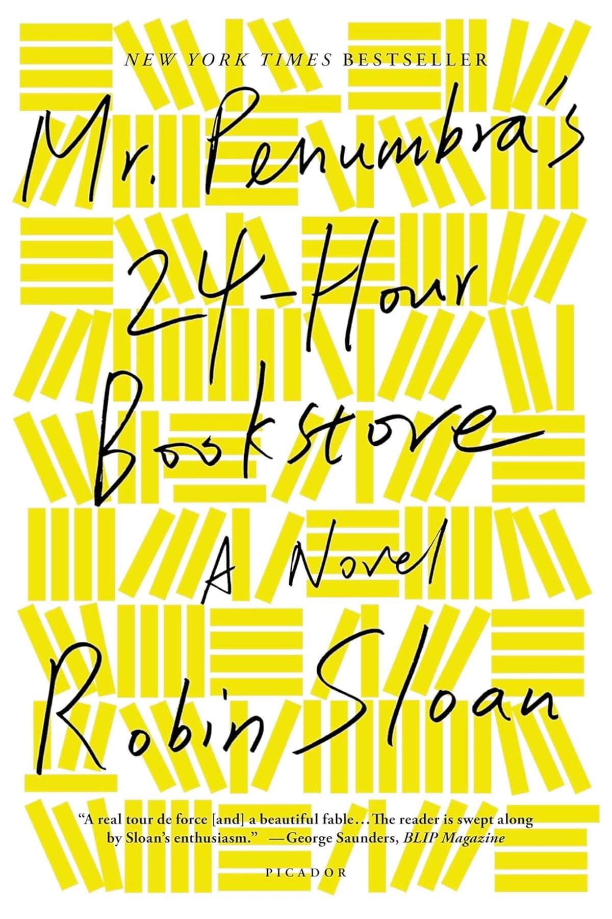 Mr. Penumbra's 24 Hour Bookstore by Robin Sloan book cover