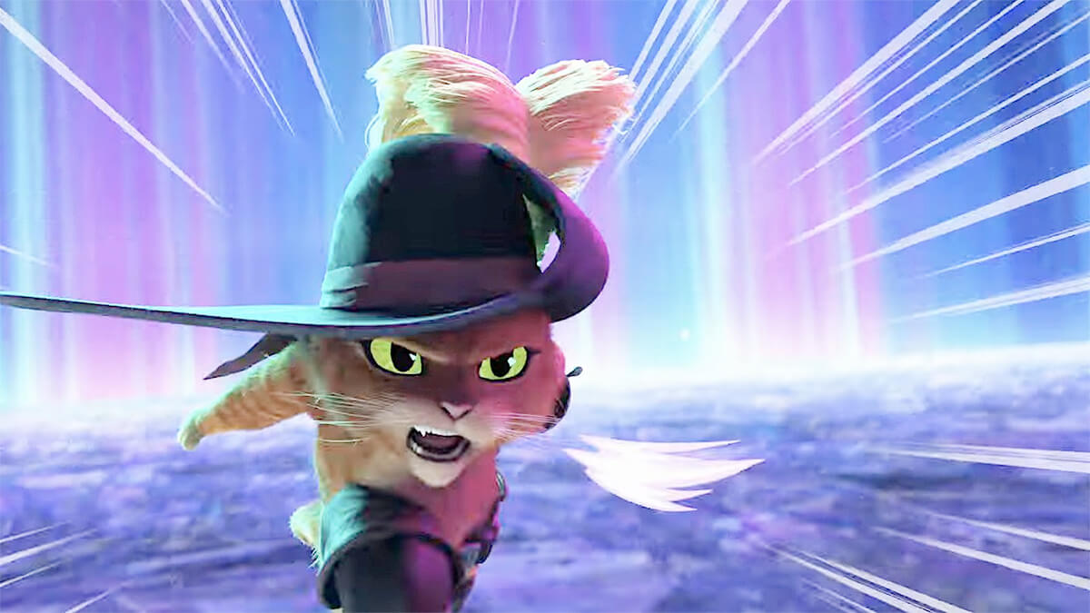 Puss in Boots: The Last Wish action scene