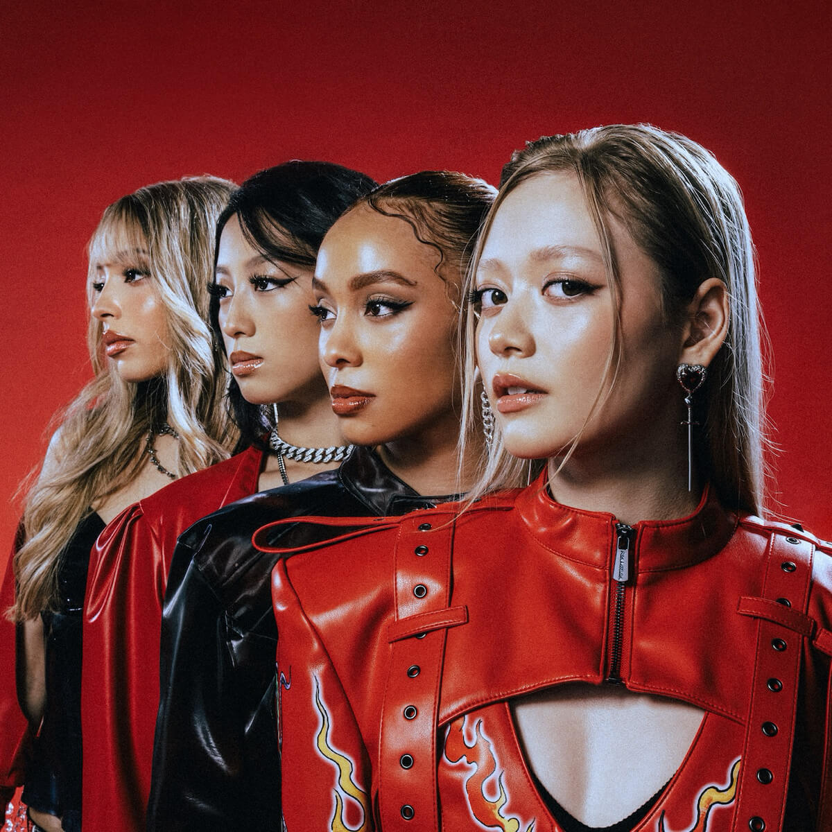 GIRLSET 'COMMAS' single art