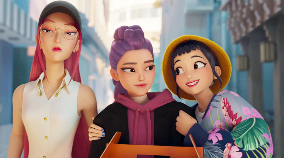 KPop Demon Hunters: Mira, Rumi and Zoey healing Rumi's voice for the fans