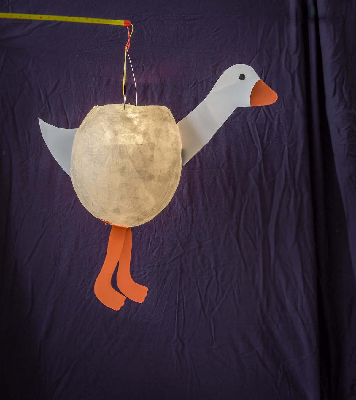 Shutterstock: Selfmade goose lantern for St. Martins Day