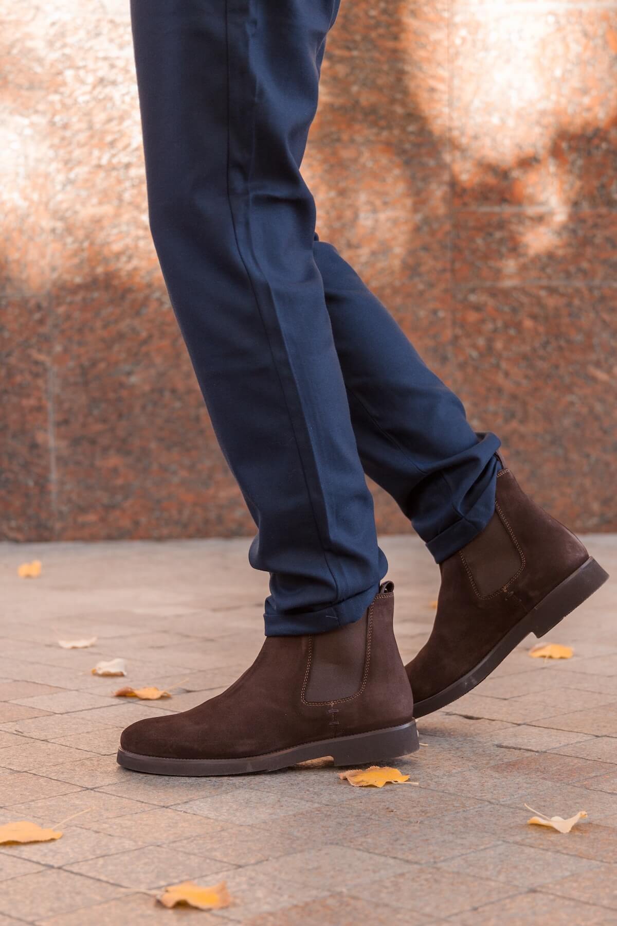 Shutterstock: Autumn Winter MENS BOOTS SHOES CHELSEA BOOTS CASUAL STYLE