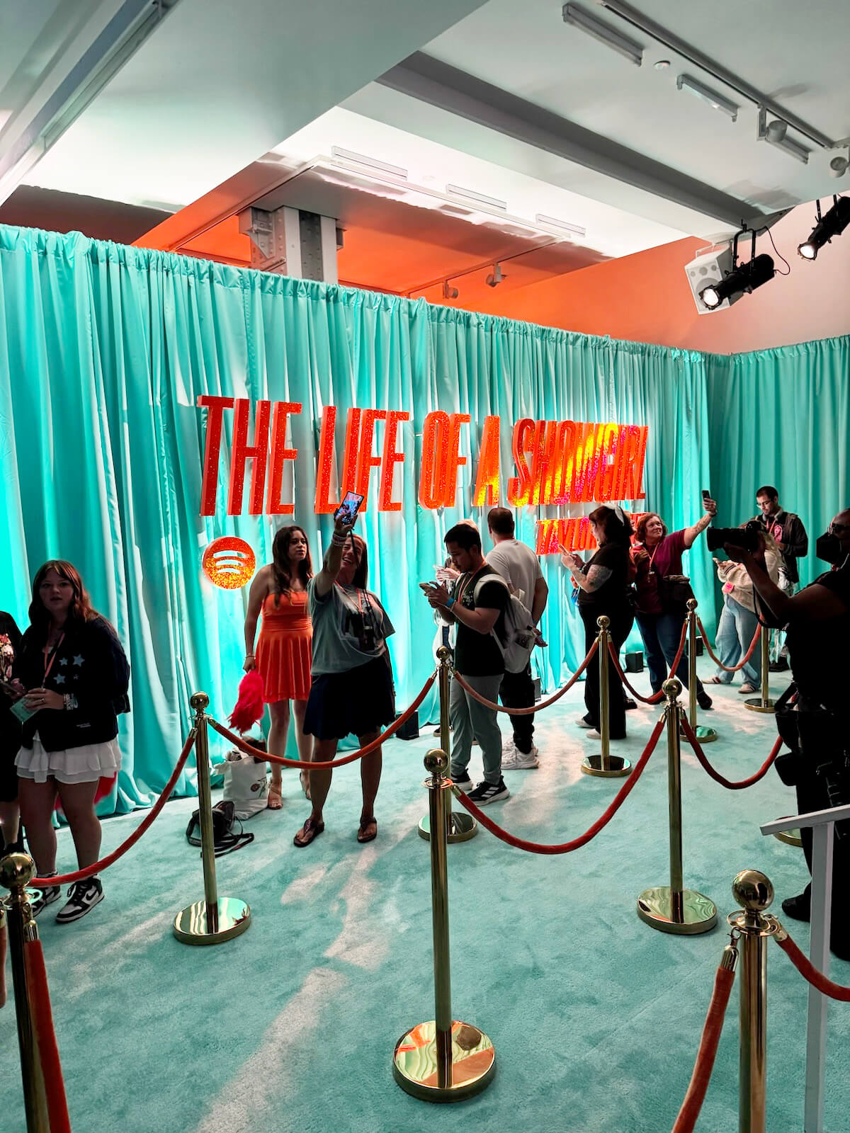 Taylor Swift: The Life of a Showgirl: A Spotify event sign