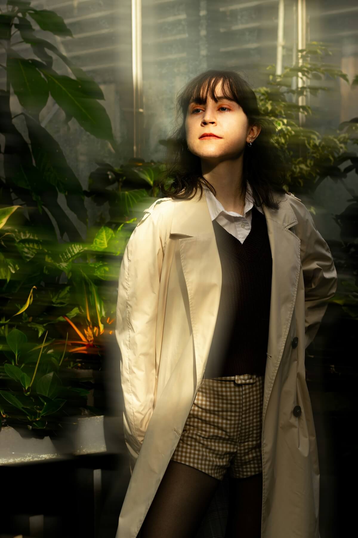 Unsplash: Woman in trech coat by Boglarka Salamon