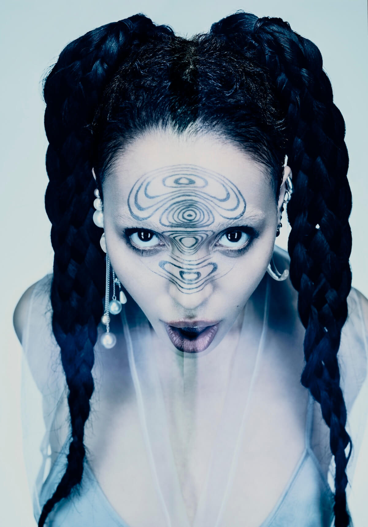 FKA twigs Eusexua face art promo image