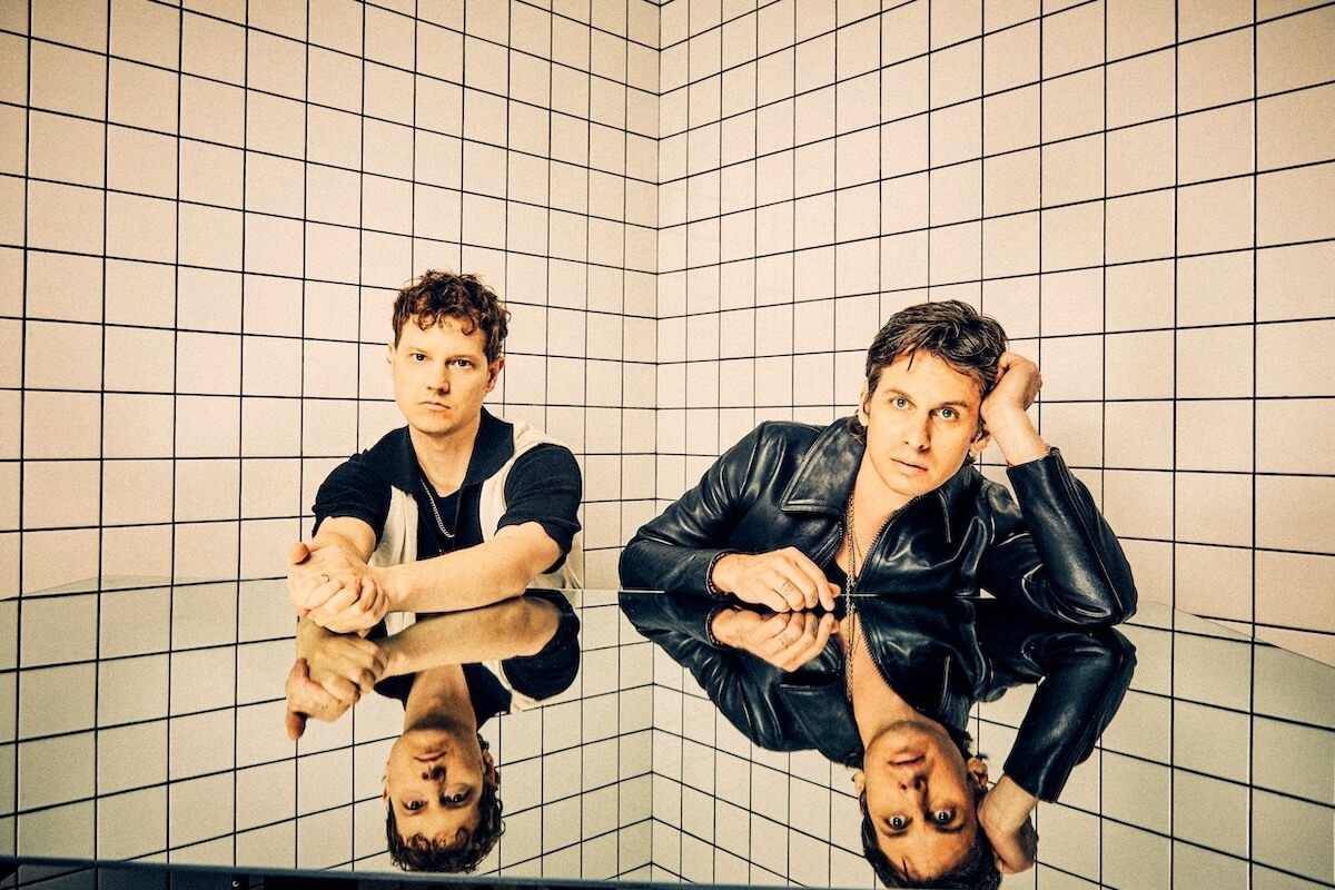 Foster the People image in tiled room