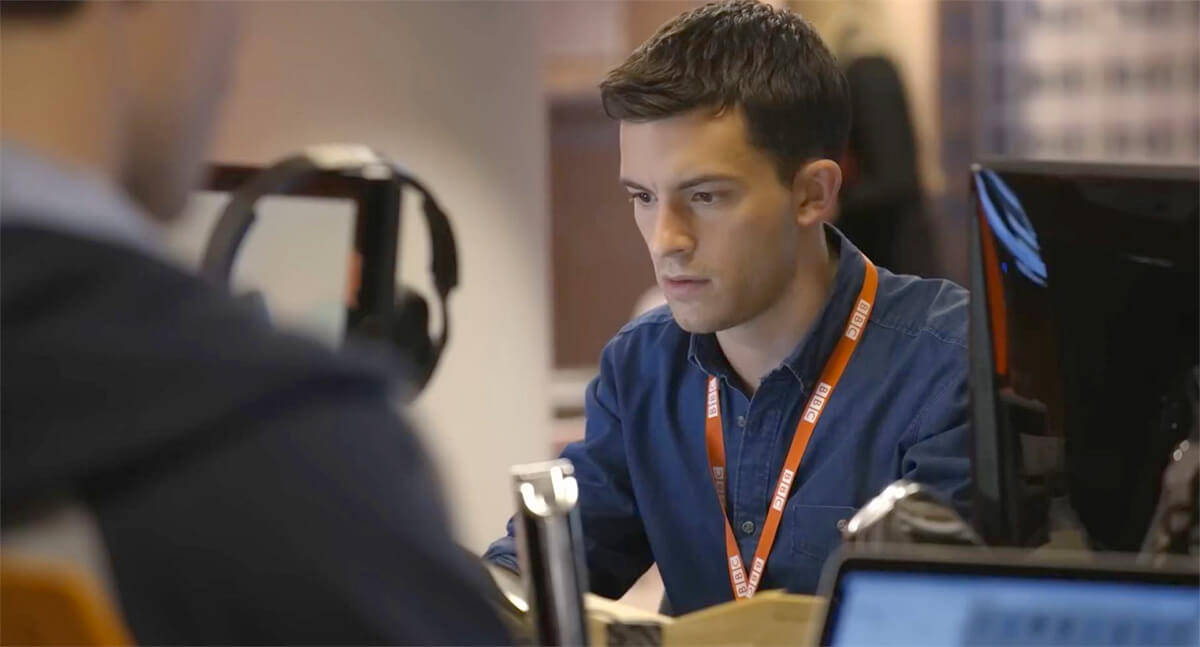 Jonathan Bailey in W1A